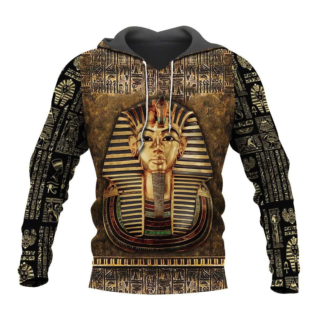 Ancient Tutankhamun Egypt Hoodie For Egyptian Themes Weekend Travel And Comfortable Layering