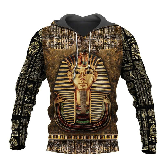 Ancient Tutankhamun Egypt Hoodie For Egyptian Themes Weekend Travel And Comfortable Layering