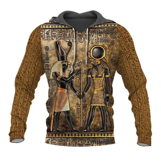 Ancient Anubis Egypt Hoodie For Egyptian Symbol Lovers Casual Wear And Gift Ideas