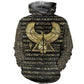 Eye Horus Hieroglyphs Hoodie For Mythic Artwork Casual Events And Everyday Comfort