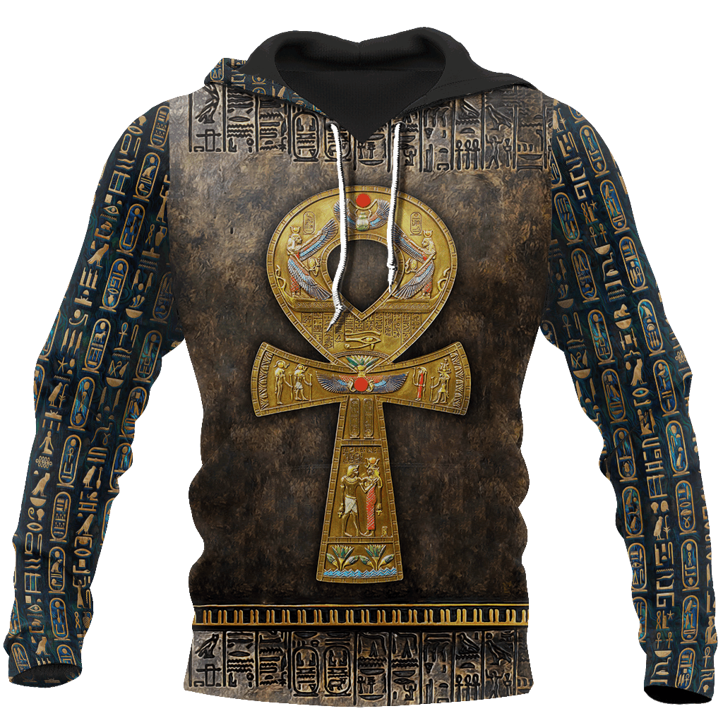 Ancient Egypt Ankh Hoodie For Mythology Enthusiasts Casual Outfits And Thoughtful Gifting