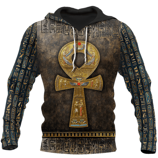 Ancient Egypt Ankh Hoodie For Mythology Enthusiasts Casual Outfits And Thoughtful Gifting