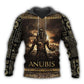 Ancient Egypt Anubis Hoodie For Mythology Inspired Streetwear Outdoor Events And Style