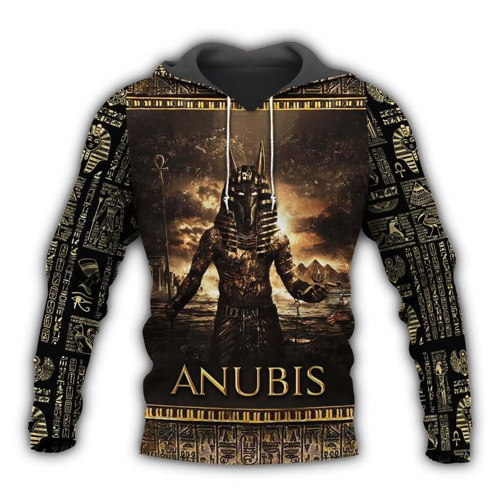 Ancient Egypt Anubis Hoodie For Mythology Inspired Streetwear Outdoor Events And Style