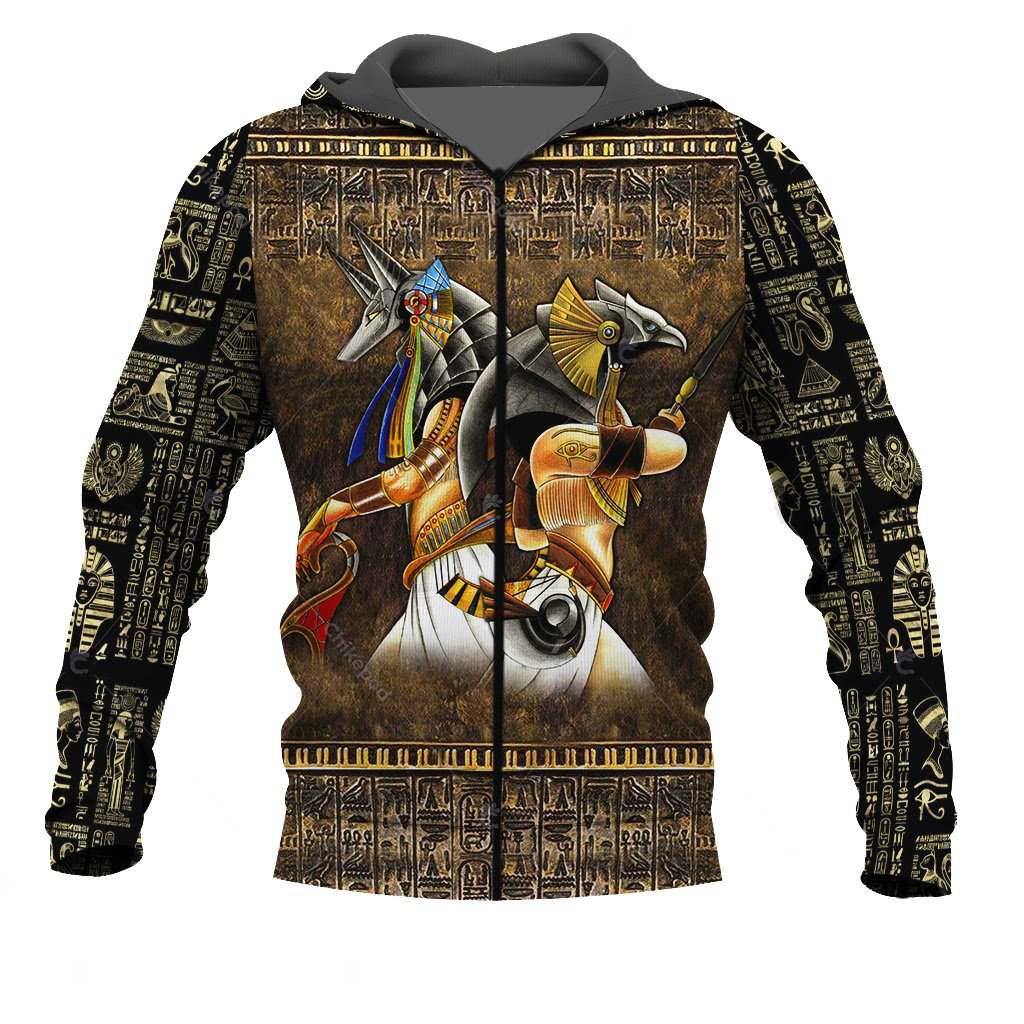 Anubis Egyptian Myth Hoodie For Ancient Symbol Style Travel Days And Relaxed Streetwear