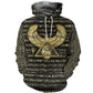 Eye Horus Hieroglyphs Hoodie For Ancient Art Enthusiasts Daily Wear And Thoughtful Gifts