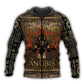 Ancient Egypt Anubis Hoodie For Egyptian Themes Weekend Travel And Comfortable Layering