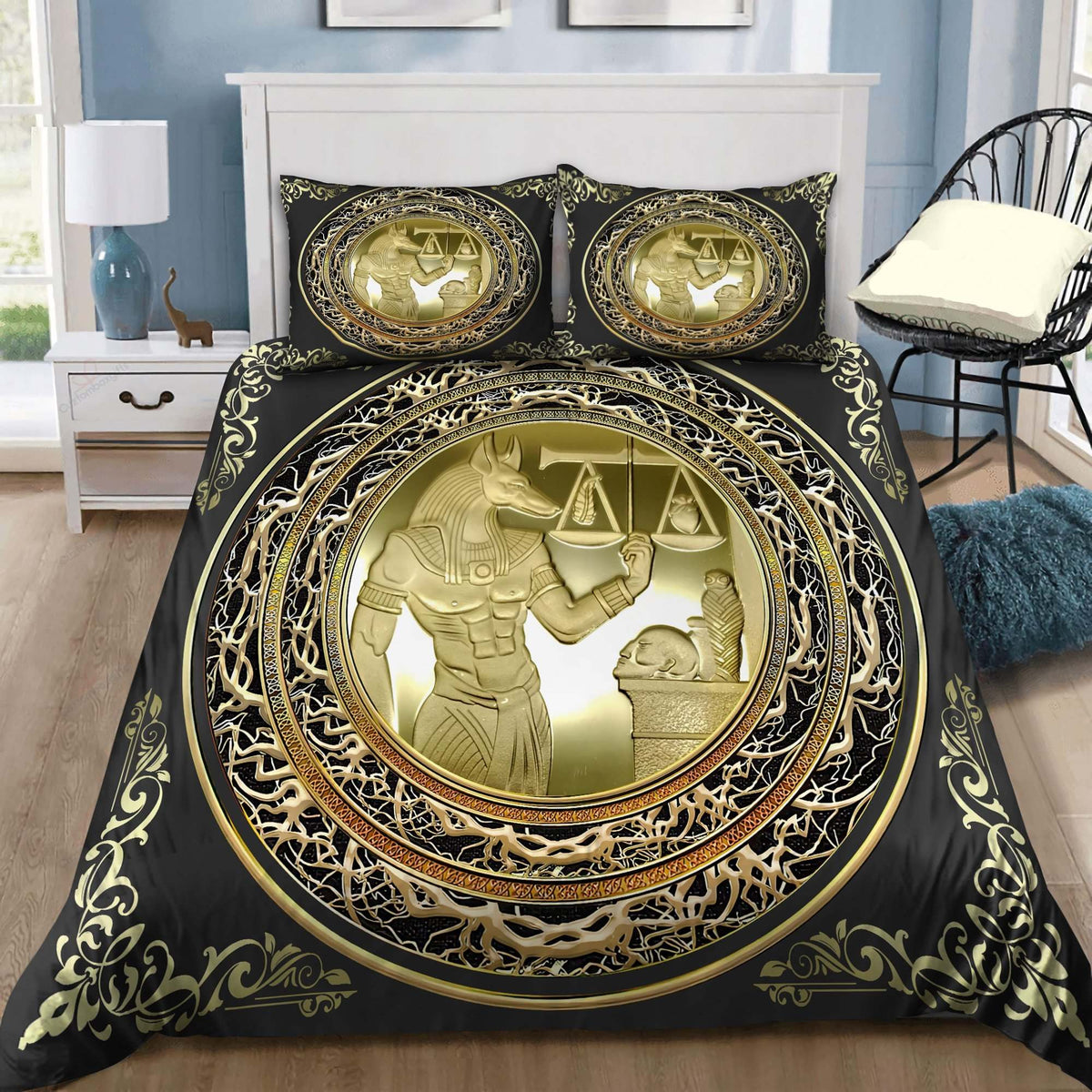 Ancient Egypt Joy And Happiness Bedding Cover For Cozy Bedroom Decor
