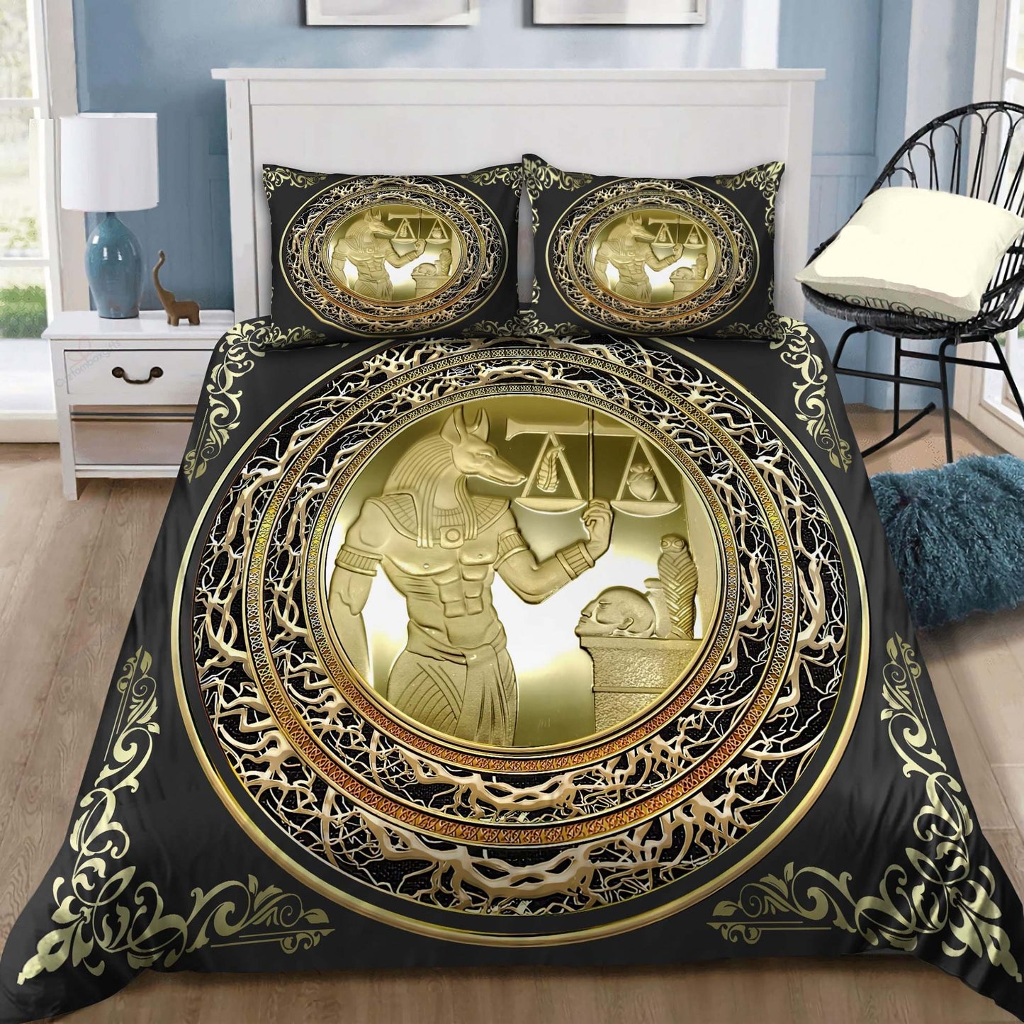 Ancient Egypt Joy And Happiness Bedding Cover For Cozy Bedroom Decor
