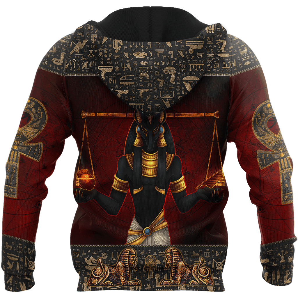 Ancient Egypt Anubis Hoodie For Ancient Egypt Inspired Streetwear Travel And Bold Everyday Style
