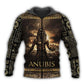 Ancient Egypt Anubis Hoodie For Mythology Inspired Streetwear Outdoor Events And Style