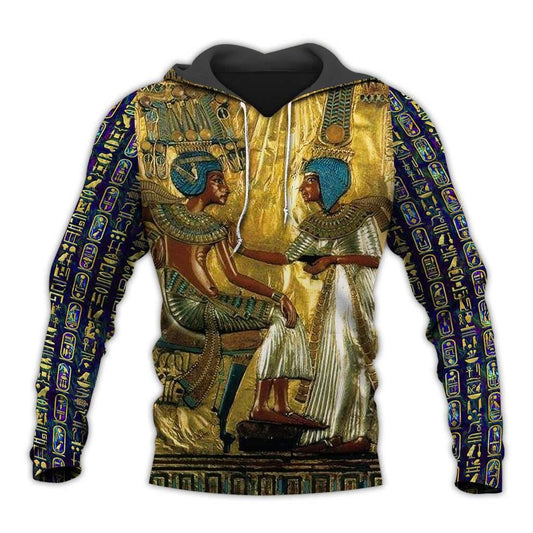 Ancient Egypt Wallpaper Hoodie For Mythology Enthusiasts Casual Outfits And Thoughtful Gifting