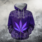 Hippie Purple Hoodie For Peaceful Casual Style Weekend Travel And Comfort