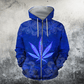 Hippie Blue Royal Hoodie For Relaxed Streetwear Outdoor Gatherings And Travel