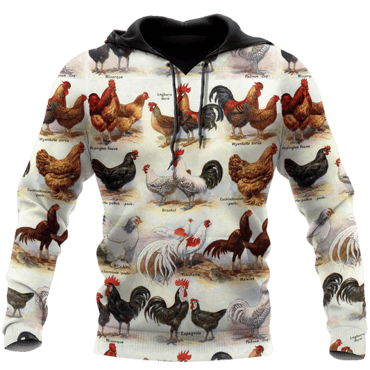 Distinctive Rooster Hoodie For Country Events Daily Outfits And Relaxed Streetwear