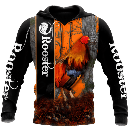 Creative Rooster Hoodie For Farmhouse Casual Wear Country Travel And Everyday Comfort