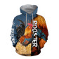 Distinctive Rooster Hoodie For Rural Outings Casual Layering And Relaxed Daily Style