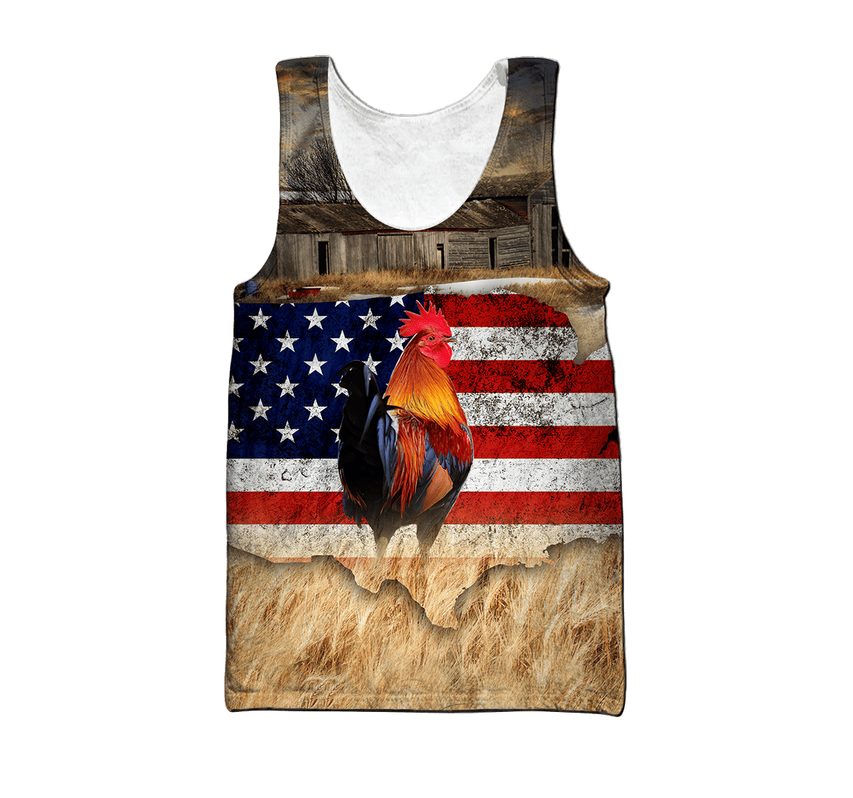 Vibrant Rooster Hoodie For Country Enthusiasts Outdoor Activities And Gifting