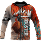 Bold Rooster Hoodie For Farmhouse Casual Wear Country Travel And Everyday Comfort