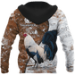 Rooster Hoodie For Rural Outings Casual Layering And Relaxed Daily Style