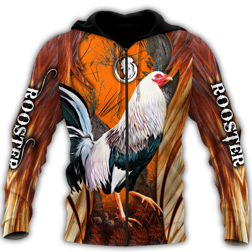 Expressive Rooster Hoodie For Rural Lifestyle Outings Weekend Adventures And Thoughtful Gifting
