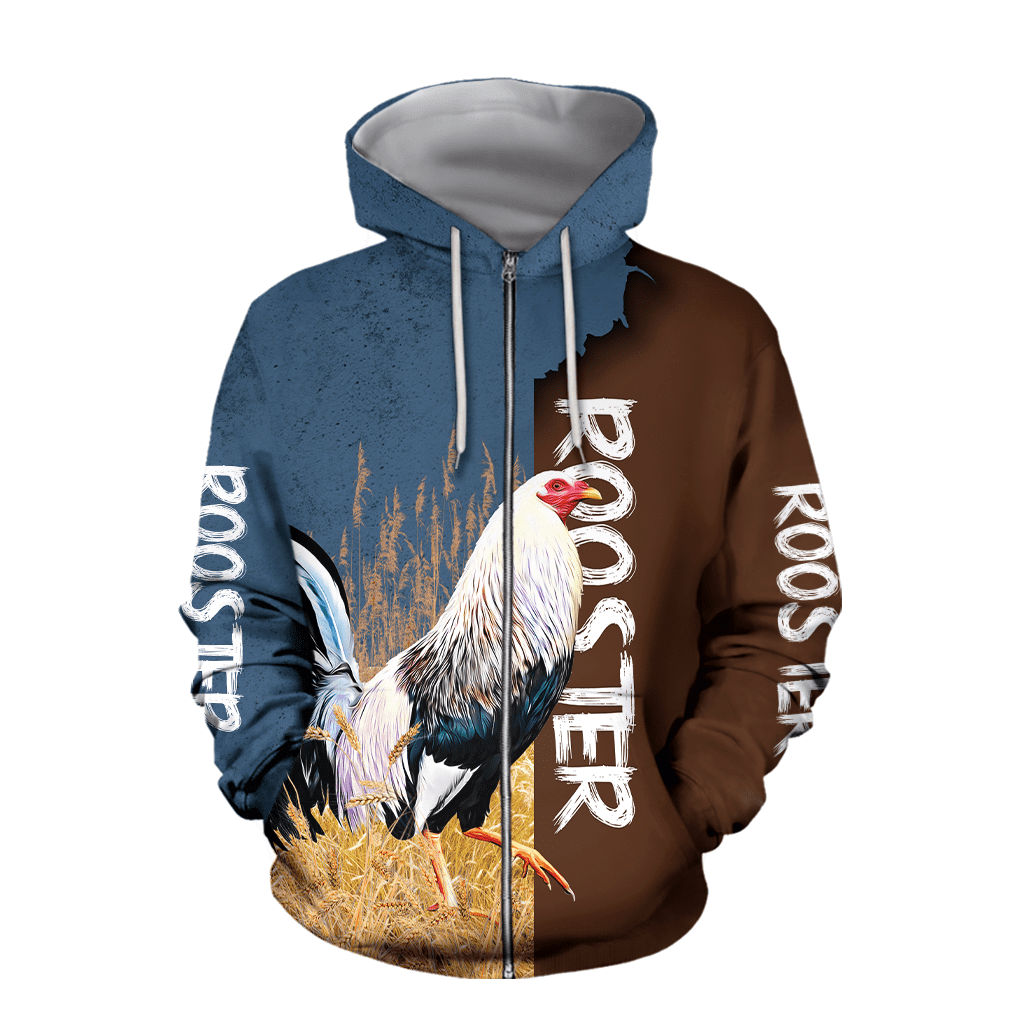 Statement Rooster Hoodie For Country Lifestyle Events Everyday Wear And Comfort