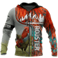 Rooster Hoodie For Farmhouse Casual Wear Country Travel And Everyday Comfort