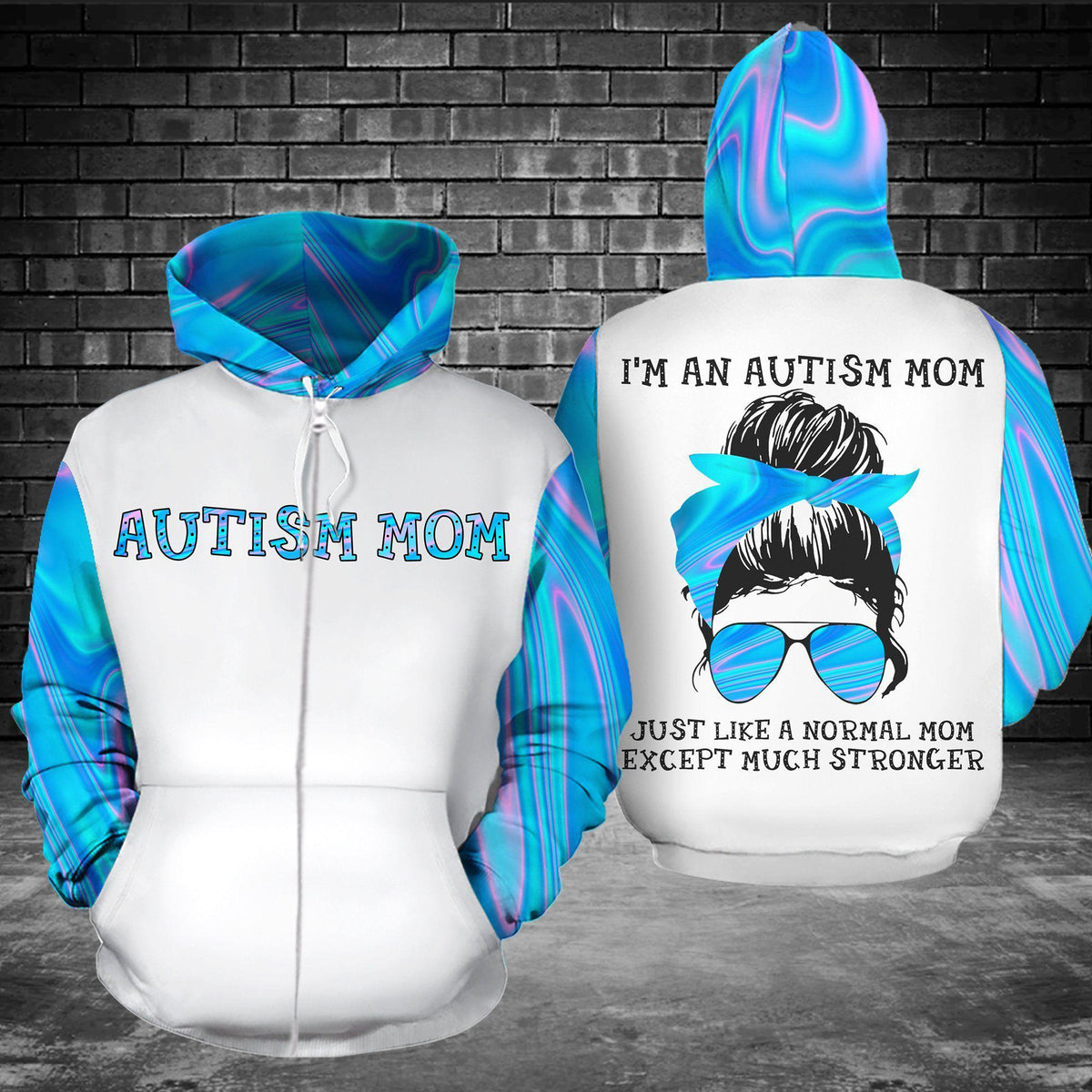 Strong Autism Mom Hoodie For Supportive Everyday Style Seasonal Events And Gifting