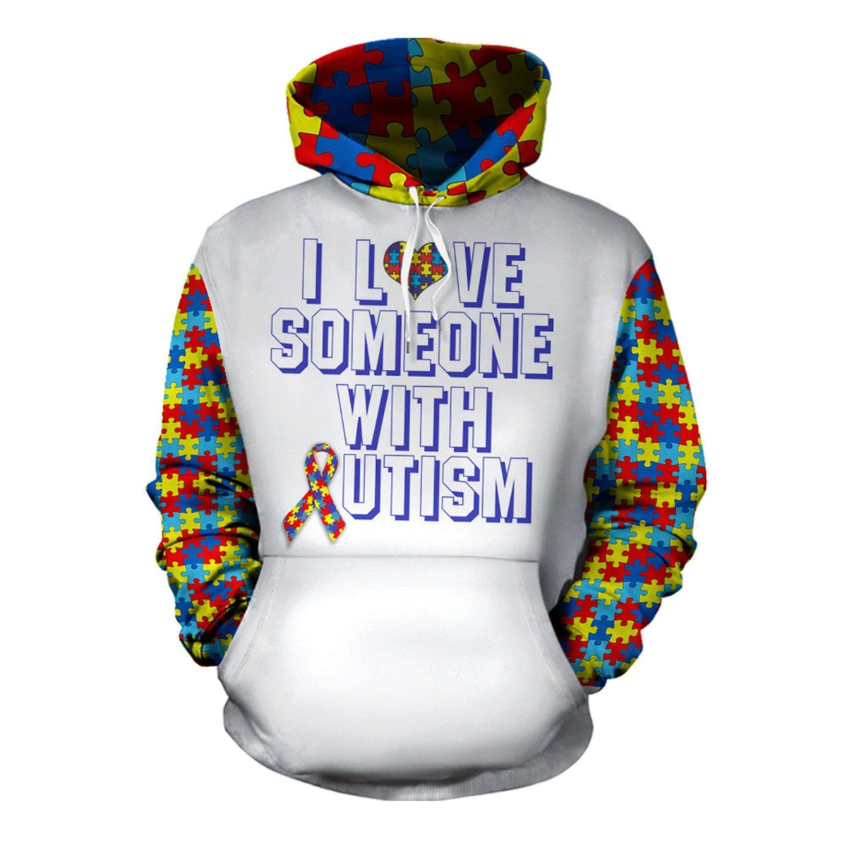 Love Someone Autism Hoodie For Awareness Occasions Comfortable Layering And Gift Ideas