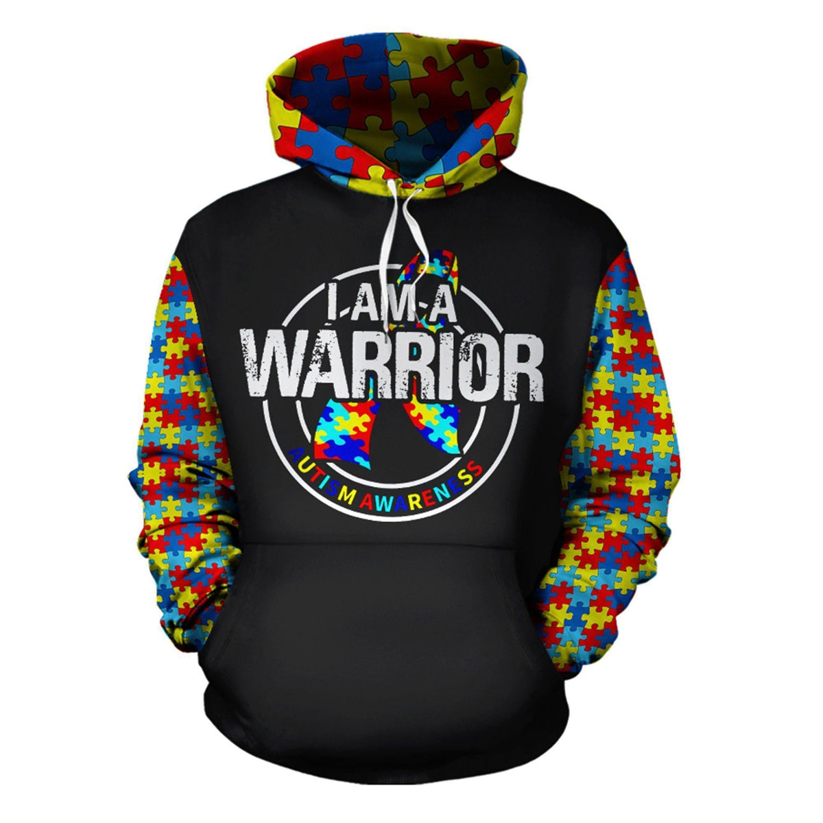 Autism Warrior Hoodie For Community Outreach Casual Travel And Meaningful Wear
