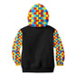 Autism Flag Awareness Hoodie For Support Events Everyday Outfits And Positive Expression