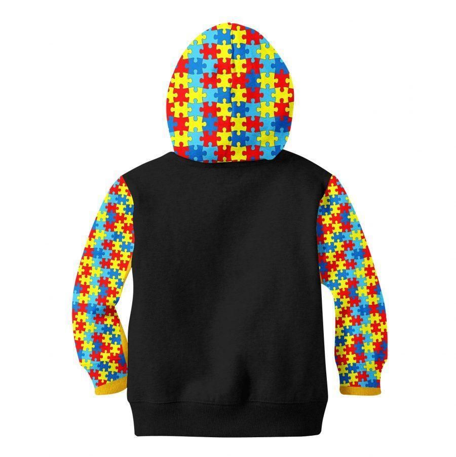Autism Flag Awareness Hoodie For Support Events Everyday Outfits And Positive Expression