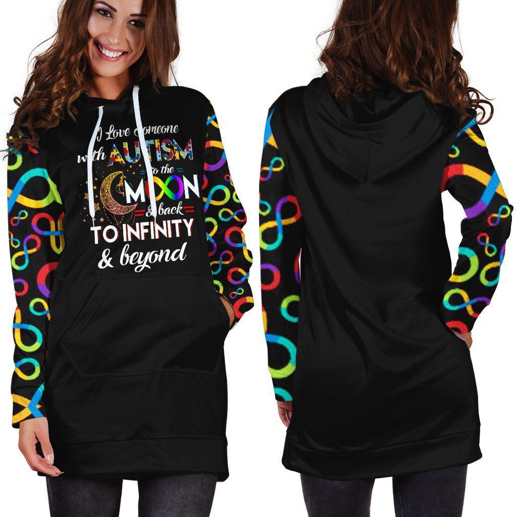 Autism Infinity Symbol Hoodie For Community Outreach Casual Travel And Meaningful Wear