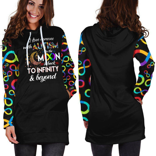 Autism Infinity Symbol Hoodie For Community Outreach Casual Travel And Meaningful Wear