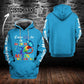 Blue Autism Wear Awareness Hoodie For Community Gatherings Casual Wear And Meaningful Support