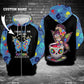 Blue Autism Awareness Hoodie For Advocacy Activities Daily Wear And Encouraging Messages