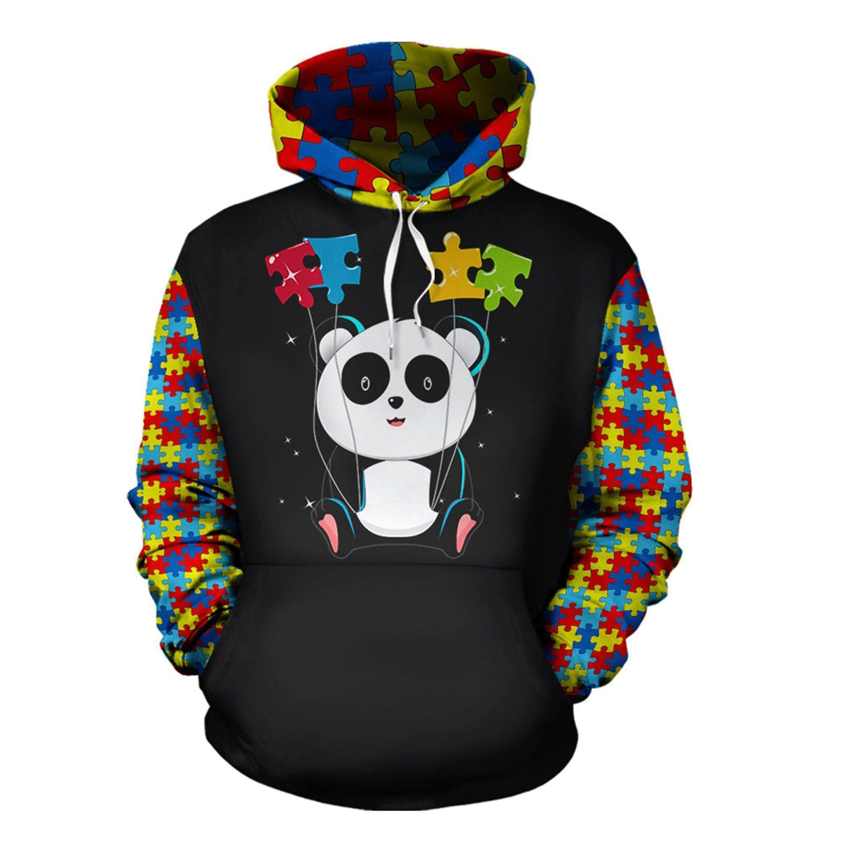 Panda Autism Hoodie For Awareness Events Everyday Support And Thoughtful Gifting