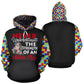 Autism Ribbon Hoodie For Advocacy Activities Daily Wear And Encouraging Messages
