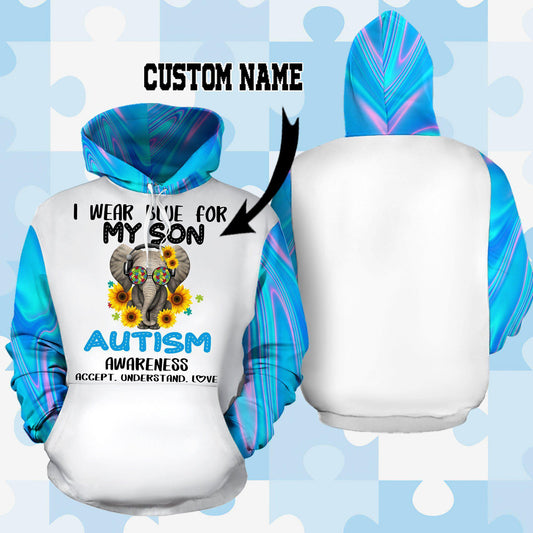 Blue Autism Awareness Hoodie For Awareness Occasions Comfortable Layering And Gift Ideas
