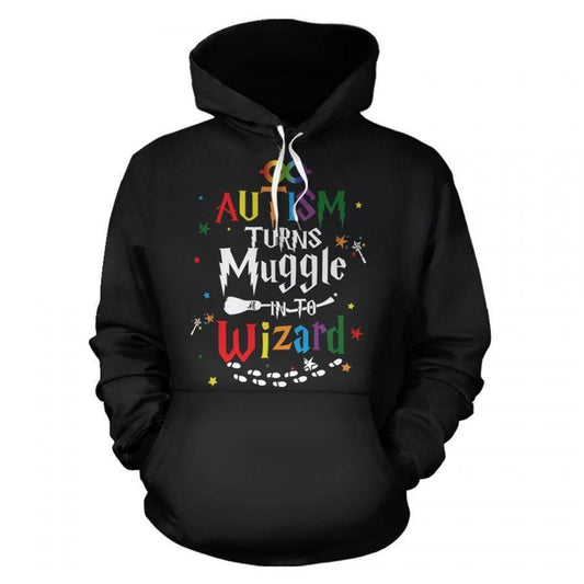 Magic Autism Acceptance Hoodie For Advocacy Events Daily Outfits And Encouraging Gift Giving
