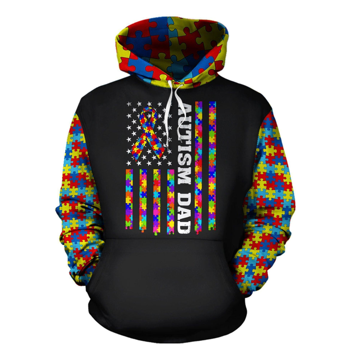 Autism Dad Hoodie For Community Outreach Casual Travel And Meaningful Wear