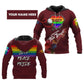 Personalized Pride Ver Hoodie For Inclusive Outings Relaxed Style And Thoughtful Gifting