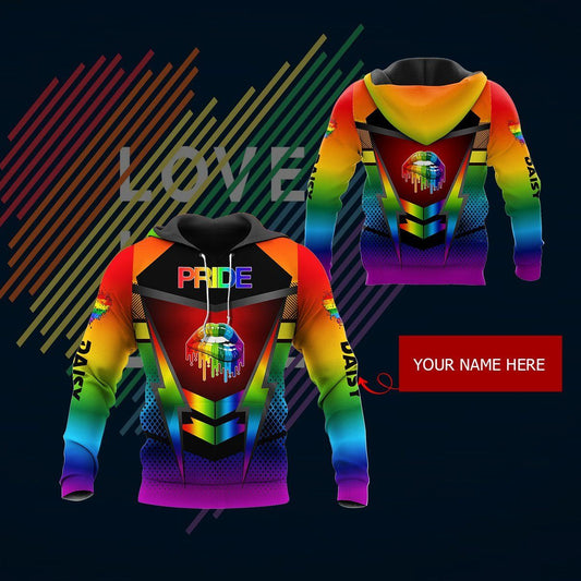 Personalized Pride Hoodie For Colorful Celebrations Casual Travel And Everyday Comfort