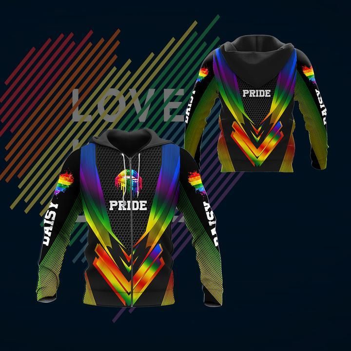 Personalized Pride Ver Hoodie For Community Pride Outdoor Activities And Relaxed Styling