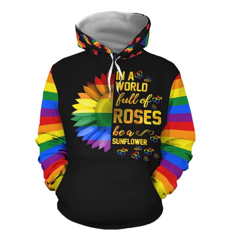 Sunflower Pride Hoodie For Inclusive Outings Relaxed Style And Thoughtful Gifting