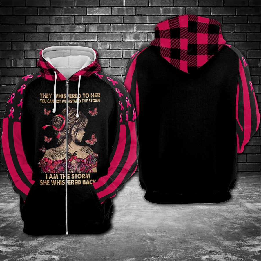Breast Cancer Strength Hoodie For Community Support Events Travel And Everyday Comfort