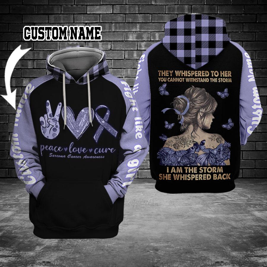 Stomach Cancer Awareness Strength Hoodie For Supportive Everyday Style Seasonal Events And Gifting