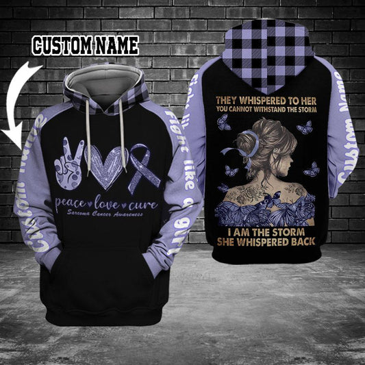 Stomach Cancer Awareness Strength Hoodie For Supportive Everyday Style Seasonal Events And Gifting