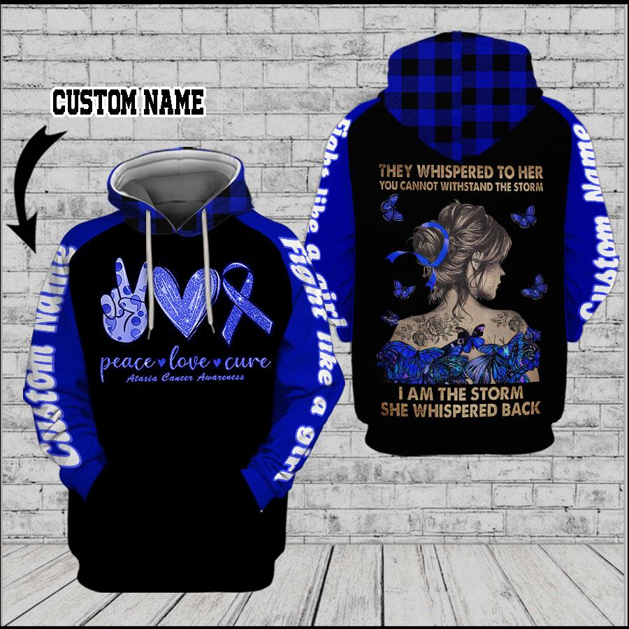 Ataxia Awareness Strength Hoodie For Advocacy Events Daily Outfits And Encouraging Gift Giving