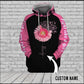 Breast Cancer Awareness Daisy Flower Hoodie For Community Outreach Casual Travel And Meaningful Wear